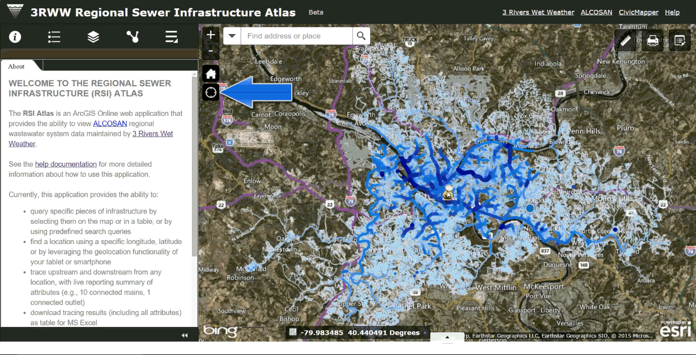 Animation: Using the My Location Button