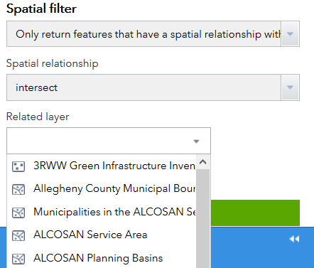 image: query filter by layer intersect